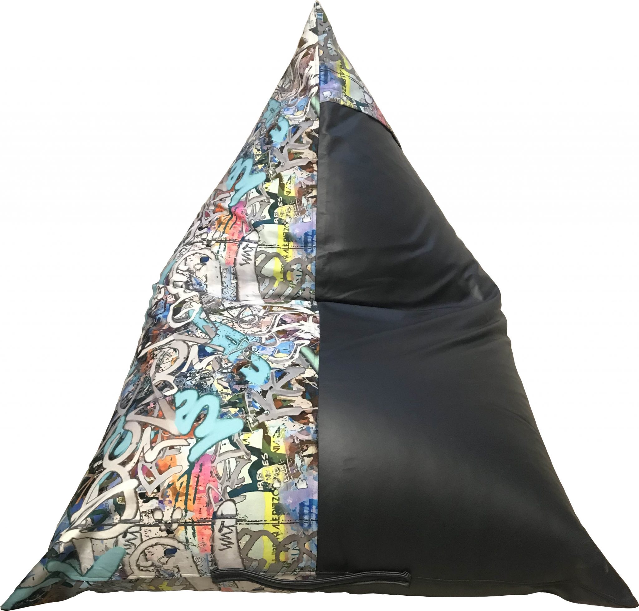 Pouf intérieur imprimé graffitis Polystyrène.fr Décoration intérieur