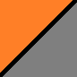 Orange - bande gris